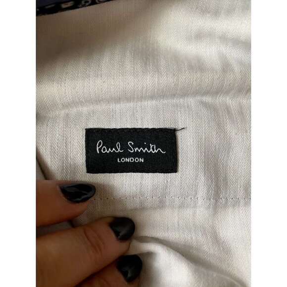 Paul Smith Mens Twill Pants 36 Cotton Made in Italy - Picture 5 of 5